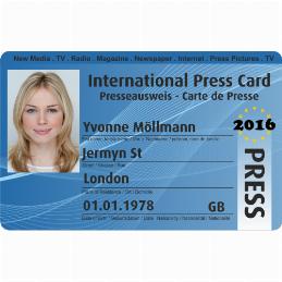 International Press Card - 10 Years